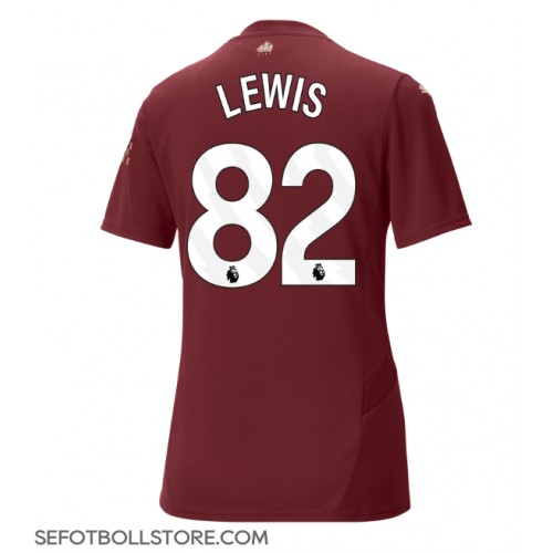 Manchester City Rico Lewis #82 Replika Tredje Tröja Dam 2024-25 Kortärmad